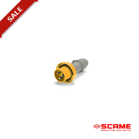 216.73030 SCAME + T ANTENNA PLUG 2P 30A IP67 100-130V 4h