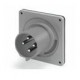 242.72093 SCAME BASE CONECTORA 2P + T IP44 20A 6h 200-250V