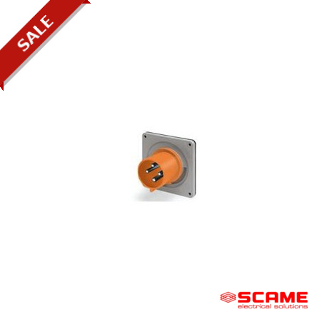 242.730963 SCAME SOCLE DE CONNECTEUR 3P+T IP44 30A 12h