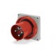 247.710090 SCAME Base del connettore 2P + T IP67 100A 4h