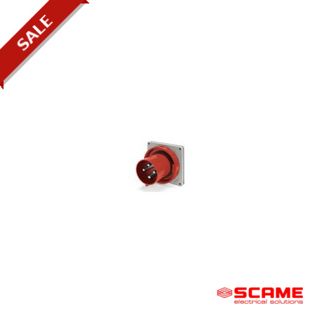 247.7100936 SCAME Base del connettore 2P + T IP67 100A 7h