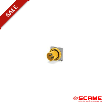 247.76090 SCAME SOCLE DE CONNECTEUR 2P+T IP67 60A 4h