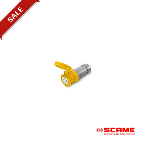 315.76040 SCAME + T PROLONGADOR 2P IP67 60A 4h 100-130V AC