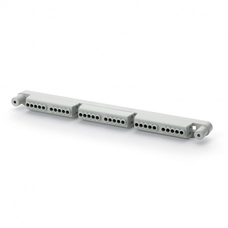 654.0362C SCAME BARRETTE DE BORNES IP20 16 DIN GRIS