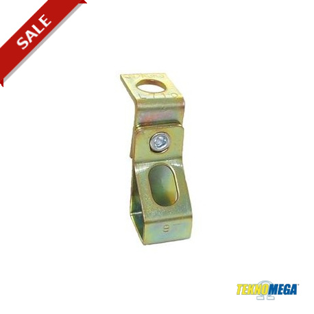 FBF-O10 BFA1055 TEKNOMEGA CLIP di fissaggio di un FILETTATO parete orizzontale