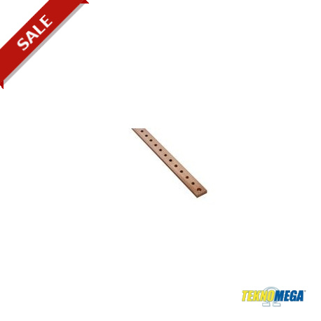 BRF 15X5X2000PC BRF1031 TEKNOMEGA BARRA ROSCADA DE COBRE 15X5X2000 M6 P.17,5 MM