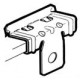 CLP-H2 CLP1005 TEKNOMEGA BASE CLIP DI SERIE EASY VERTICALE DEL FASCIO SPESSORE 4-10mm