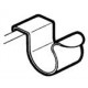 CLP-2C1214 CLP1255 TEKNOMEGA CLIP FOR CONDUIT Ø 12÷14 FAST SERIES 4÷7,5MM THICK