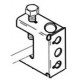 CLP-MBC CLP1305 TEKNOMEGA BASIC CLIP CLAMP SERIES HOLE Ø 10,5MM-SIDE HOLES M6