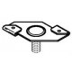 CLP-CFM25-L CLP1350 TEKNOMEGA CLIP DIPINTA CON VITE M6x25 PER SERIE CONTROSOFFITTO TOP