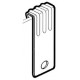 CLP-HK4 CLP1465 TEKNOMEGA VERTICAL CLIP HOOK SERIES BEAM 4÷10MM THICK