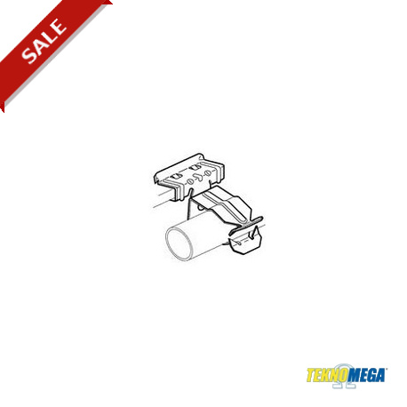 CLP-H2-FT3035 CLP1595 TEKNOMEGA CLIP FASTENER HORIZONTAL PIPE Ø 30÷35 EASY SERIES 4÷10MM THICK