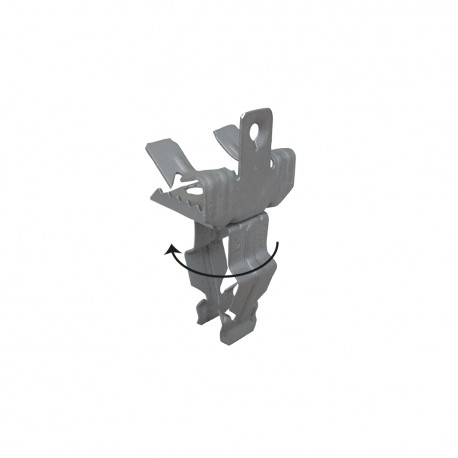 CLP-ME4-FT2230 CLP1695 TEKNOMEGA CLIP FASTENER HORIZONTAL PIPE Ø 22÷30 MEGA SERIES 15÷20MM THICK