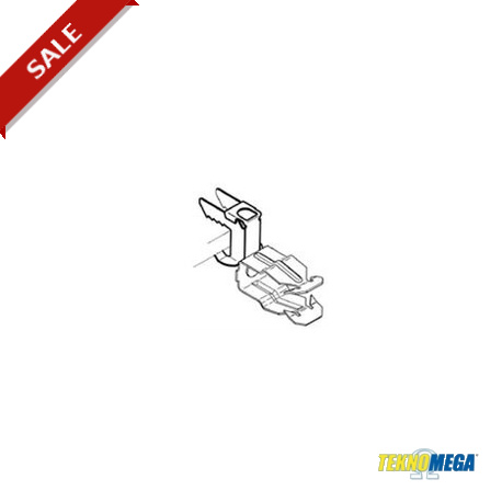 CLP-ΩJ1-FTO3035 CLP2010 TEKNOMEGA SCHRAUBENLOSE KLEMME Ω CLIP ESP.3-8 MM FÜR TRÄGER MIT ROHRFIXER Ø30÷35