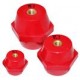 CPH 15M4 CPH1000 TEKNOMEGA ΩCOMPRHEX LOW VOLTAGE INSULATOR 15M4 RED COLOUR