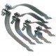CPRF075 CPR1005 TEKNOMEGA CLAMP PROFILO profilo del puntone Ø21-23MM conducente elettrico