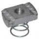 DAP-M10C-ZC DAP2030 TEKNOMEGA HDG STRUT NUT M10 SHORT SPRING