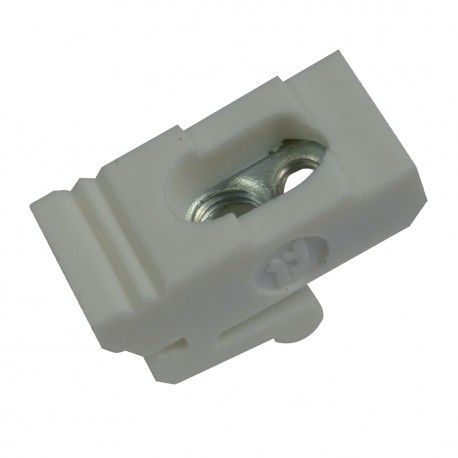 DIN GKLIP 4-6 DIN1105 TEKNOMEGA CLIP X PROFIL ASYMMÉTRIQUE NYLON TROU M4/M6