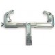 FTC-2-BF8 FTC1025 TEKNOMEGA ELEMENTO BASE M8 PARA FIJACIÓN A VIGA CON VARILLA ROSCADA 120-140 SERIE CLAMP