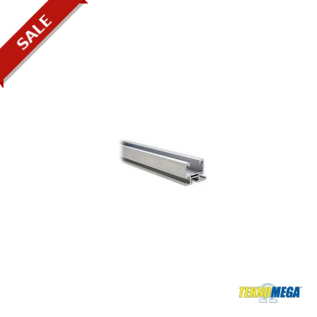 FVP-L3.1-PC -ALU FVT1001 TEKNOMEGA PERFIL ALUMINIO SIMPLE CON CANAL LATERAL 41X41 L.3,1MT 2,3 ESPESOR