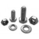 FVA-TE-10x20-INOX FVT1325 TEKNOMEGA KIT TORNILLO ACERO INOXIDABLE HEXAGONAL M10X20 CON TUERCA Y ARANDELA