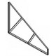 FVT-TRG-DP-V FVT1514 TEKNOMEGA TRIANGOLARE mensola 30 ° DOPPIA VERTICALE MODULO