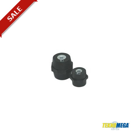 ISO 25M5 ISO1015 TEKNOMEGA ΩISO LOW VOLTAGE INSULATOR H25M5 BLACK COLOUR