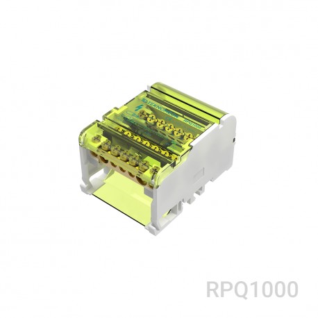 RPQ 125-06 RPQ1000 TEKNOMEGA DISTRIBUTORE ΩBLOCK Tetrapolare 100A 6 Gite