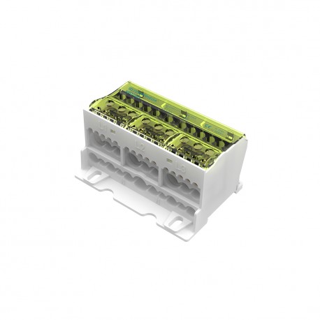 RPQ C-100 RPQ1025 TEKNOMEGA RIPARTITEUR TETRAPOLAIRE ΩBLOCK COMPACT 100/125A