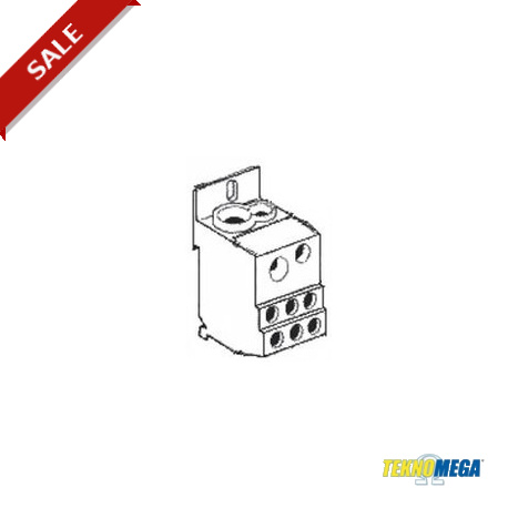 RPU 125-6 RPU1001 TEKNOMEGA ΩBLOCK DISTRIBUIDOR UNIPOLAR 125 A 6 OUT