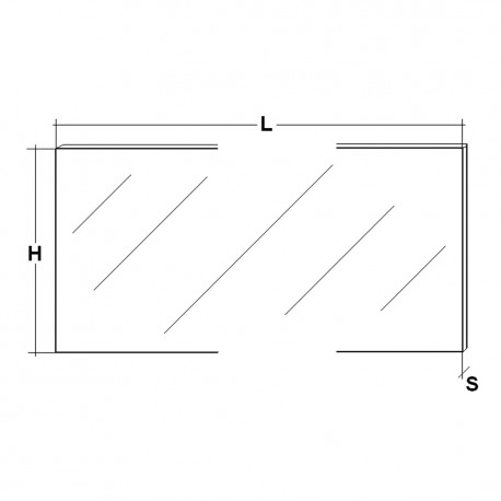 SCH 1000x2000x3 SCH1000 TEKNOMEGA PETG PANTALLA PROTECTORA 1000X2000X3
