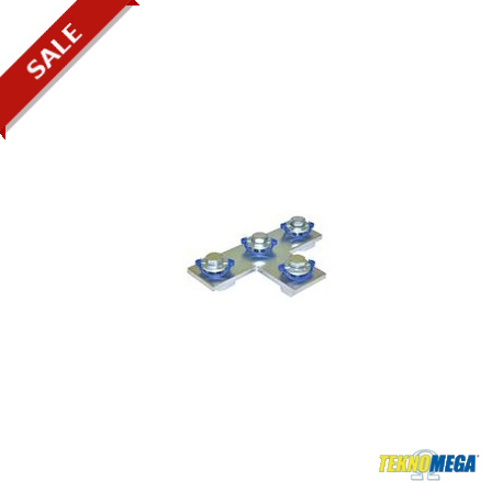 STF-PT4-P STF2020 TEKNOMEGA STEP UP 4 HOLE "T" TiPOT zincatura elettrolitica con Bolt