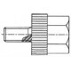 TMP M6 TMP1015 TEKNOMEGA PLASTIKKAPPE MIT M6 INNENGEWINDE