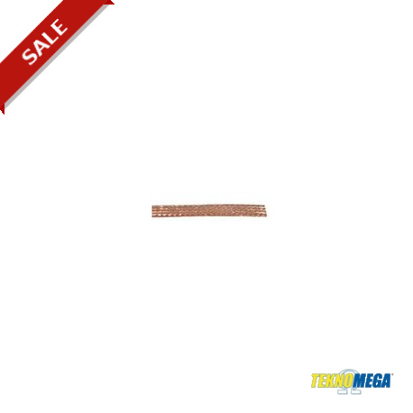 TPS 20-40 TPS1035 TEKNOMEGA TRECCIA PIATTA IN RAME STAGNATO 40 MM²