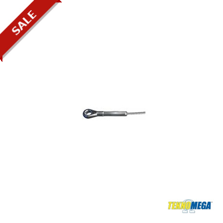 ZLS4 ZCT1037 TEKNOMEGA ΩZIP-KIT TERM AD ANELLO SILVER 4MT