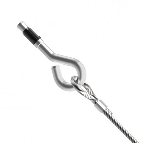 CLS2 ZCT1105 TEKNOMEGA ΩZIP KIT SCHRAUBANKER SILBER SERIE L.2MT