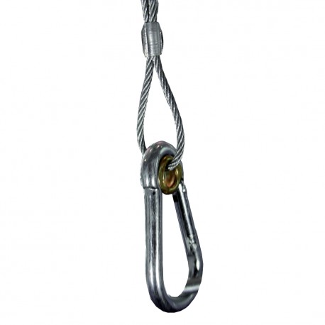 KLG5 ZCT1165 TEKNOMEGA ΩZIP KIT MOSQUETÓN TERMINAL GAMA GREEN L.5 MT