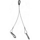 TRS50-100 ZCT1200 TEKNOMEGA ΩZIP -"Y"KIT EN SUSPENSIÓN TERMINAL Y MOSQUETÓN- GAMA SILVER L.230 MM