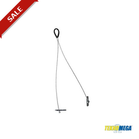 LUM-50-100 ZCT1215 TEKNOMEGA ΩZIP -"Y"KIT EN SUSPENSIÓN TERMINAL Y MOSQUETÓN GAMA SILVER L.230 MM