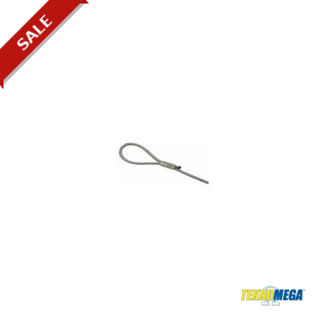 PLE1RED ZCT2085 TEKNOMEGA ΩZIP SEILSCHLAUFE UND VERSCHLUßCLIP ROTE SERIE L.1MT