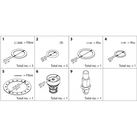 027H5016 DANFOSS REFRIGERATION ICS kit 50 ricondizionamento