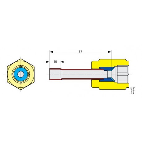 023U800666 DANFOSS REFRIGERATION Adaptor