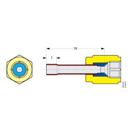 023U800266 DANFOSS REFRIGERATION Adaptador