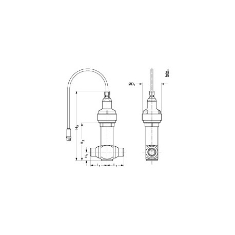 027H7184 DANFOSS REFRIGERATION CCM attuatore della valvola di CO2