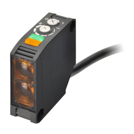 E3JK-R2M2 2M 130737 OMRON Photoelectric sensor, retroreflective, 2.5m, AC/DC, relay, dark-on, 2m cable