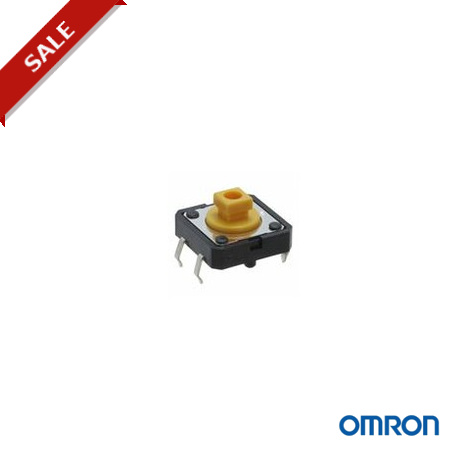 B3F-4055 137316 B3F 4055M OMRON Miniature Race Final, 12x12 Plunger outgoing FO: 260g Without term. Earth