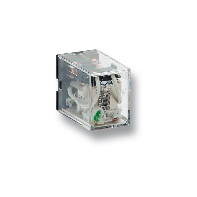 Omron Reles industriali – Relais DPDT 10 A LED indicatore Guide saldatura