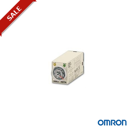 H3YN-21 AC100-120 184330 OMRON Timers, 0.1min-10h DPDT 100 / 120Vac