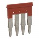 P2RVM-040R 225338 P2RVM040R OMRON Barras conexión trans. G2RV 4Term Rojo