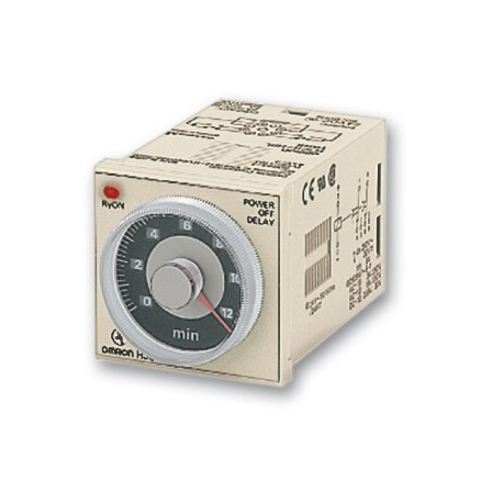 H3CR-HRL AC200-240 M 231010 OMRON Timer, plug-in, 11-pin, 1/16DIN (48 x 48mm), power off-delay, 0.05-12m, DP..